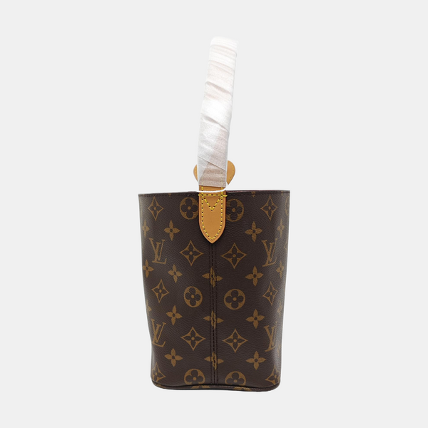 ALL IN BB Monogram Coated Canvas Brown