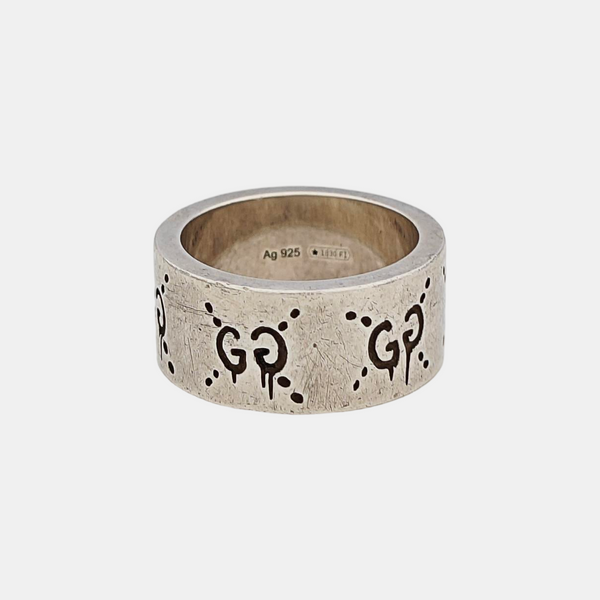 Ghost 925 Sterling Silver Ring EU 50