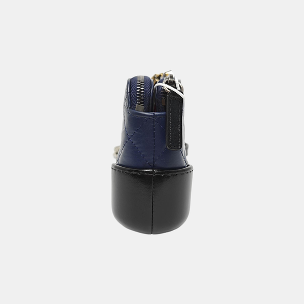 GABRIELLE Mini Quilted Calfskin Blue
