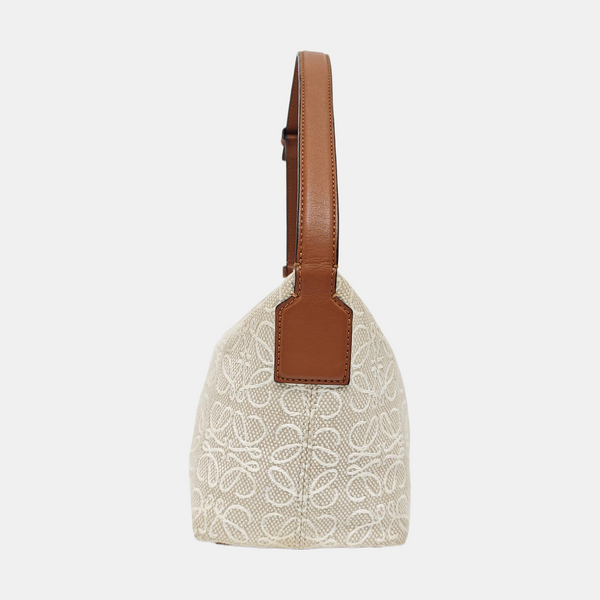 Anagram Small Monogram Canvas Beige