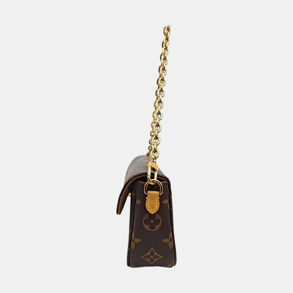 IVY Monogram Coated Canvas Brown