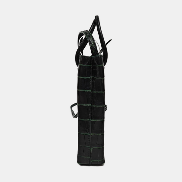 Shopping Bag Calfskin Green