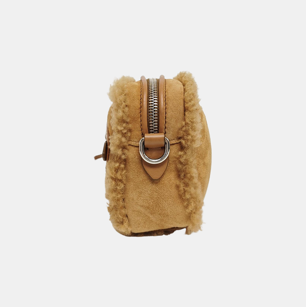 Suede Shoulder Bag Brown