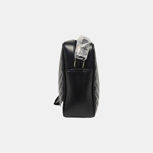 LOU Chevron Calfskin Black