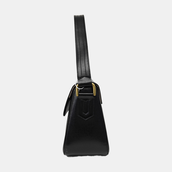 Calfskin Shoulder Bag Black