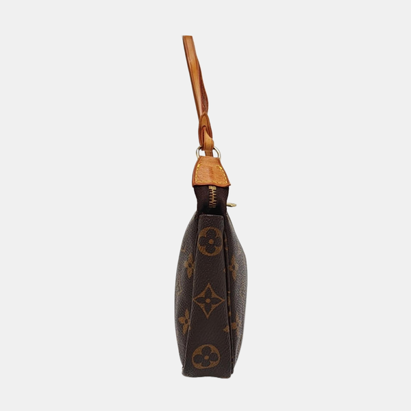 ACCESSOIRES Monogram Coated Canvas Brown
