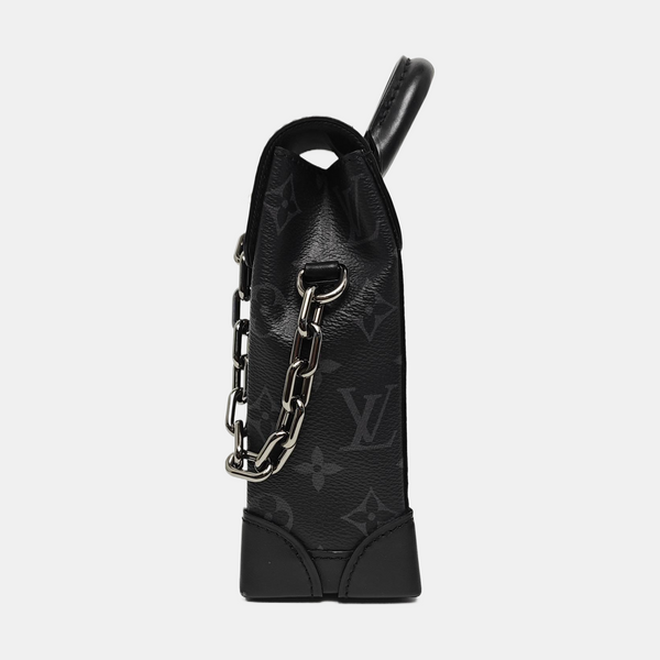 STEAMER Extra Small Monogram Coated Canvas Black