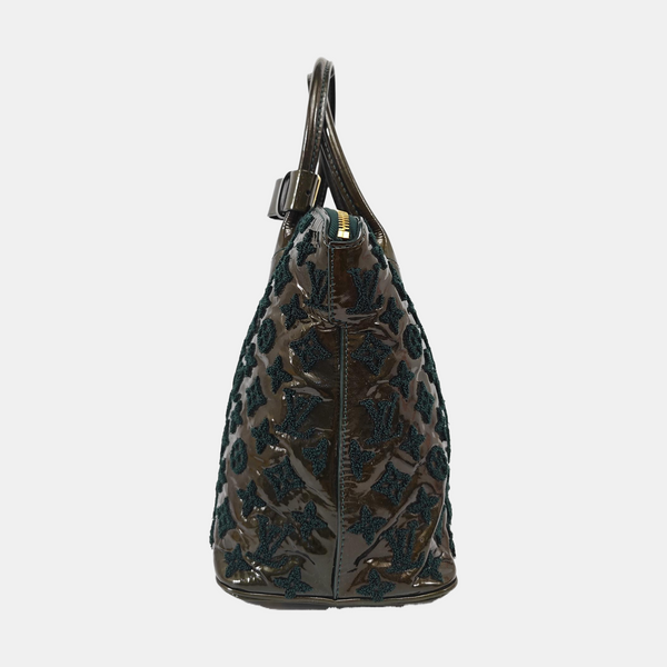 LOCKIT Monogram Patent Leather Green