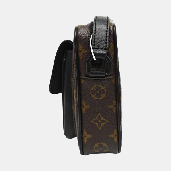 CHRISTOPHER Monogram Coated Canvas Brown