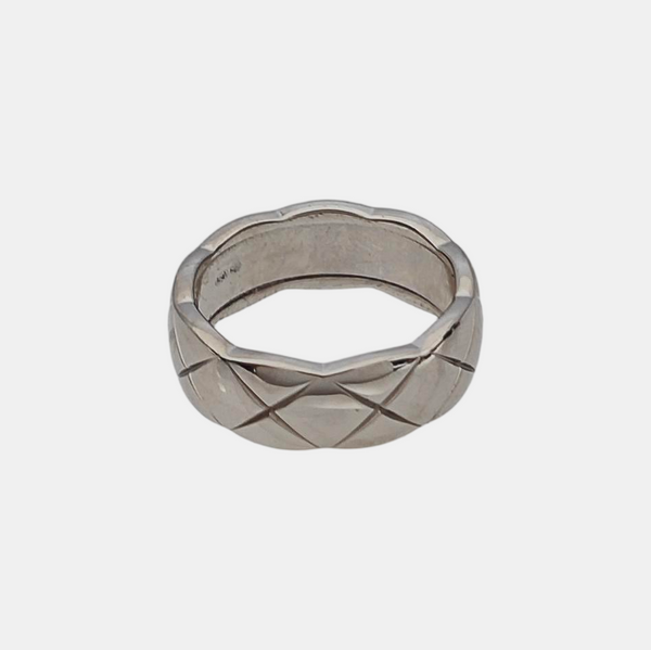 COCOCRUSH 18k White Gold Silver Ring EU 50