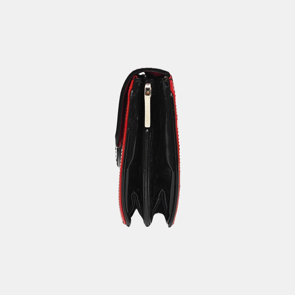Patent Leather Shoulder Bag Orange