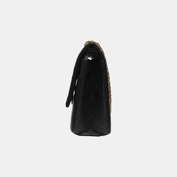 2.55 227 (jumbo) Quilted Calfskin Black