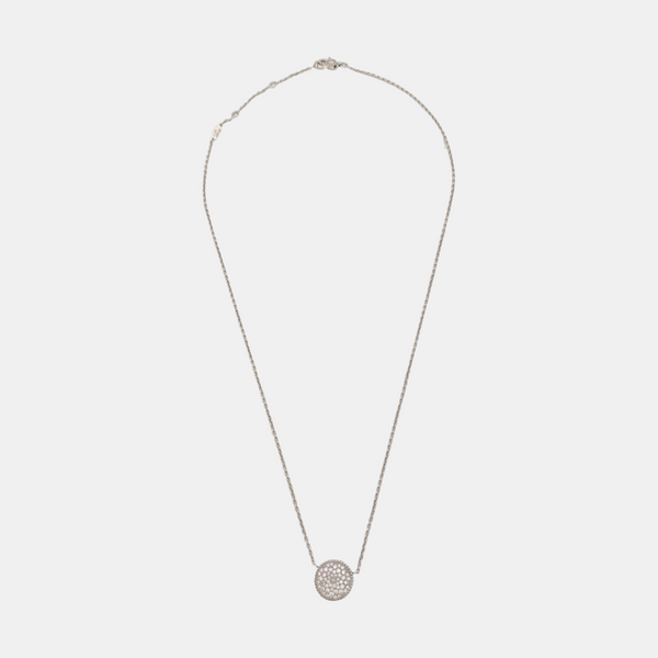 Rose Des Vents 18k White Gold Silver Necklace