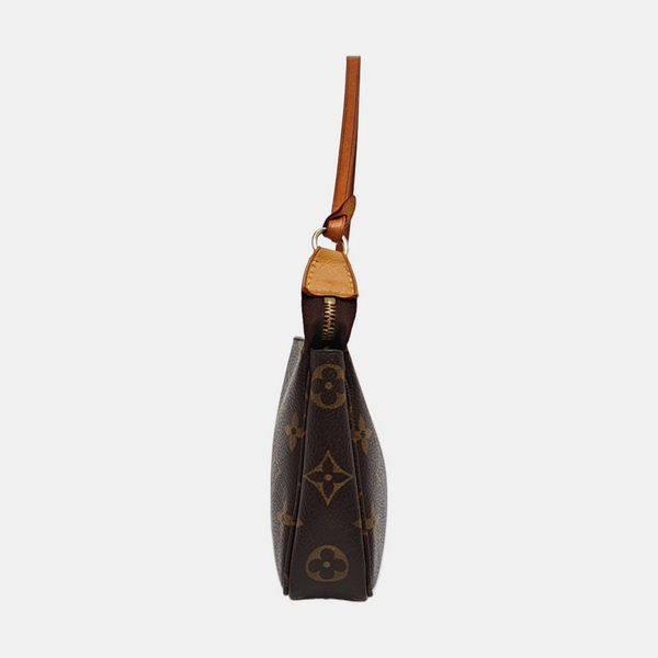 ACCESSOIRES Monogram Coated Canvas Brown