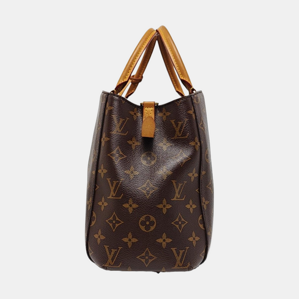 MONTAIGNE Monogram Coated Canvas Brown