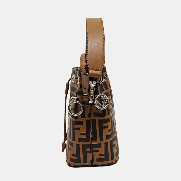 Mon Tresor Mini Calfskin Brown