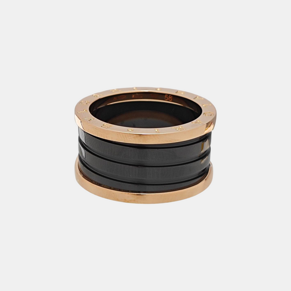 B.ZERO1 18k Rose Gold Ring EU 58