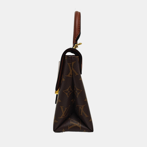LOCKY BB Monogram Coated Canvas Brown
