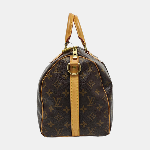 SPEEDY 30 Monogram Coated Canvas Brown