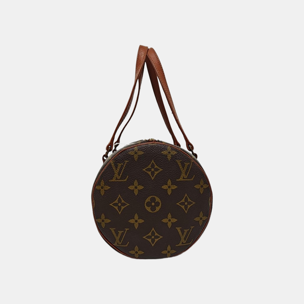 PAPILLON MM Monogram Coated Canvas Brown