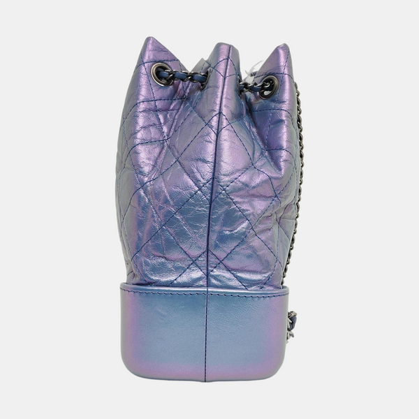 GABRIELLE Small Quilted Calfskin Purple