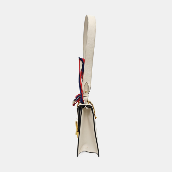 Sylvie Small Calfskin White
