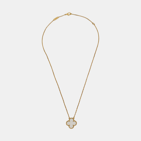 Vintage Alhambra 18k Gold Necklace
