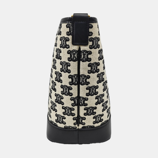 Canvas Bucket Bag White