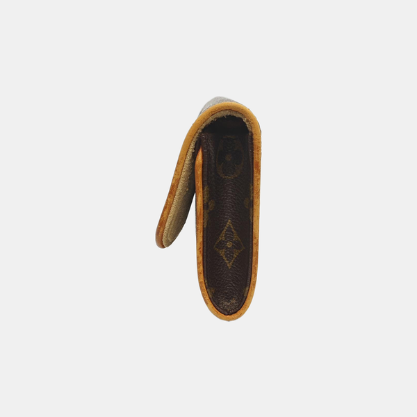 TWIN PM Monogram Coated Canvas Brown