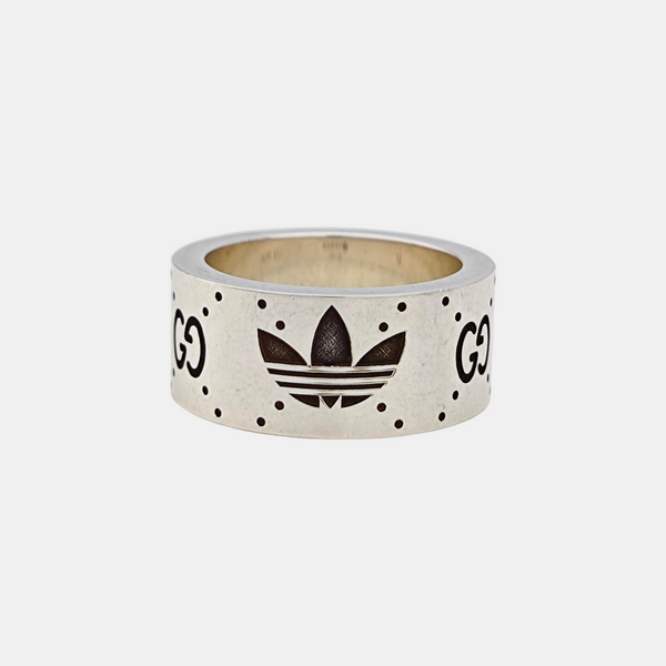 Adidas X Gucci 925 Sterling Silver Ring HK 12