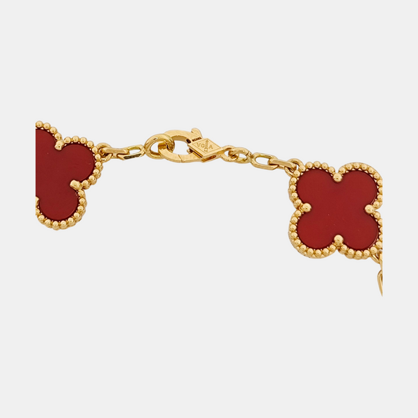 Vintage Alhambra 18k Gold Bracelet