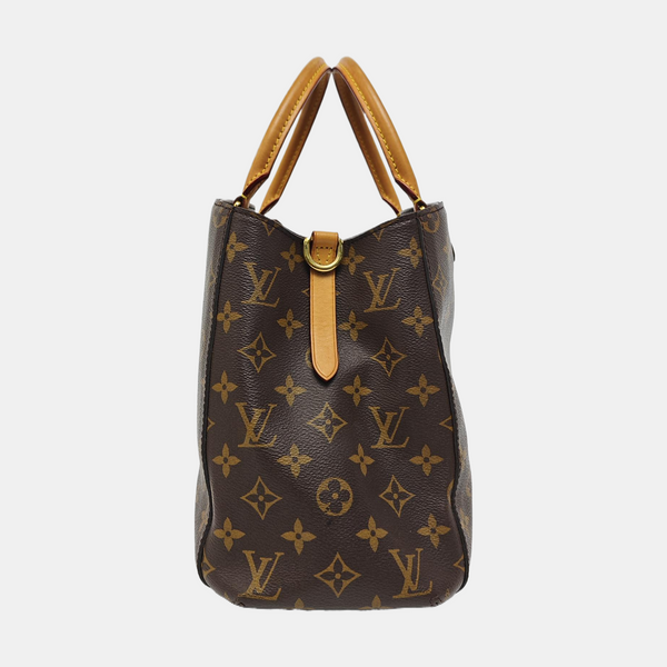 MONTAIGNE Monogram Coated Canvas Brown