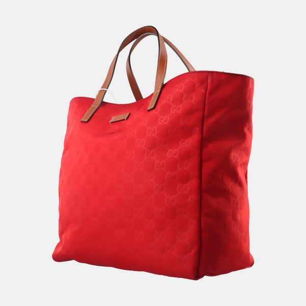 GG Imprime Monogram Nylon Red