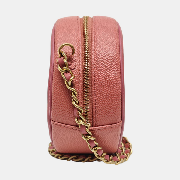FILIGREE Mini Quilted Grained Calfskin Pink