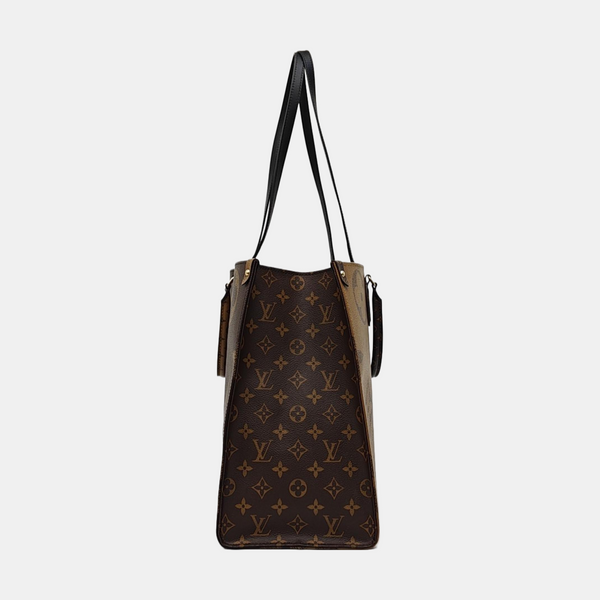 ONTHEGO GM Monogram Coated Canvas Brown