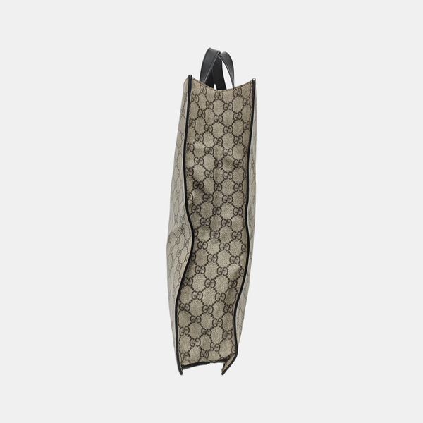 Monogram Coated Canvas Tote Bag Brown