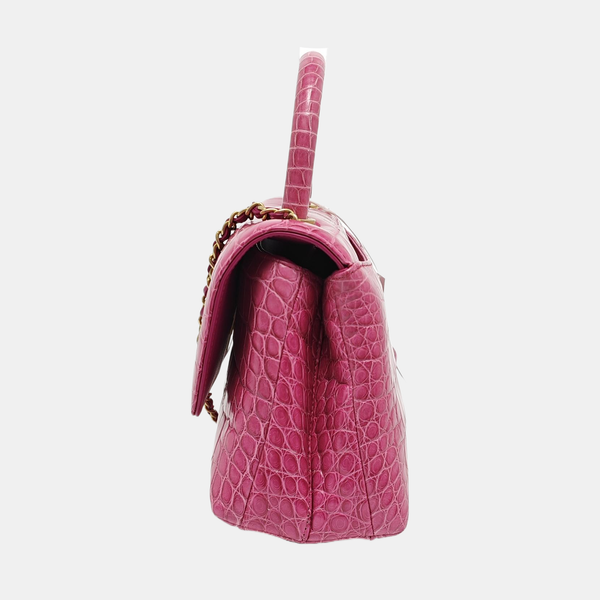 COCO HANDLE Small Crocodile Red