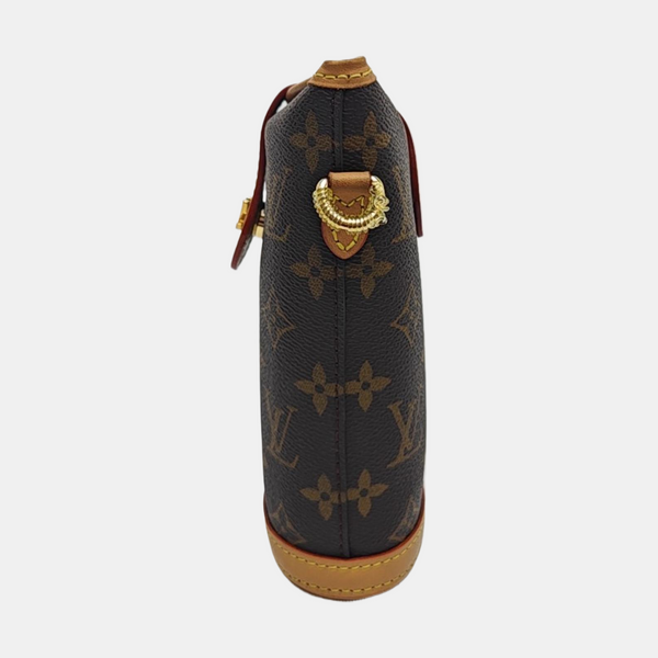 FOLD ME Monogram Coated Canvas Brown
