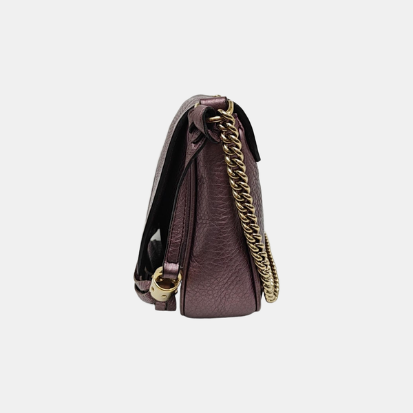 Soho Medium Quilted Calfskin Purple