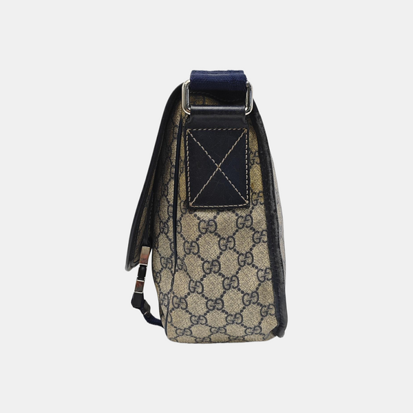Monogram Coated Canvas Shoulder Bag Beige