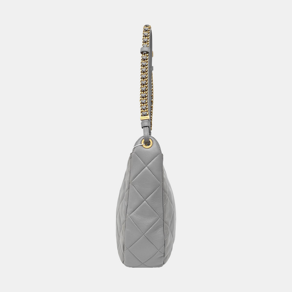 Quilted Lambskin Shoulder Bag Gray
