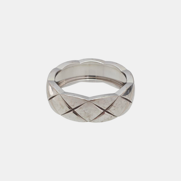 COCOCRUSH 18k White Gold Silver Ring EU 54