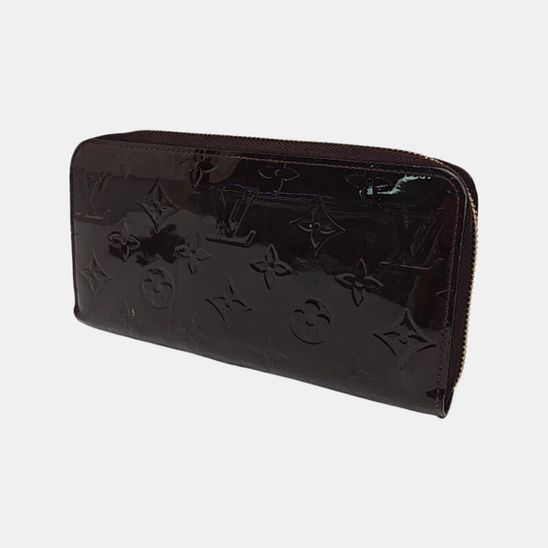 SARAH Monogram Patent Leather Red Wallet
