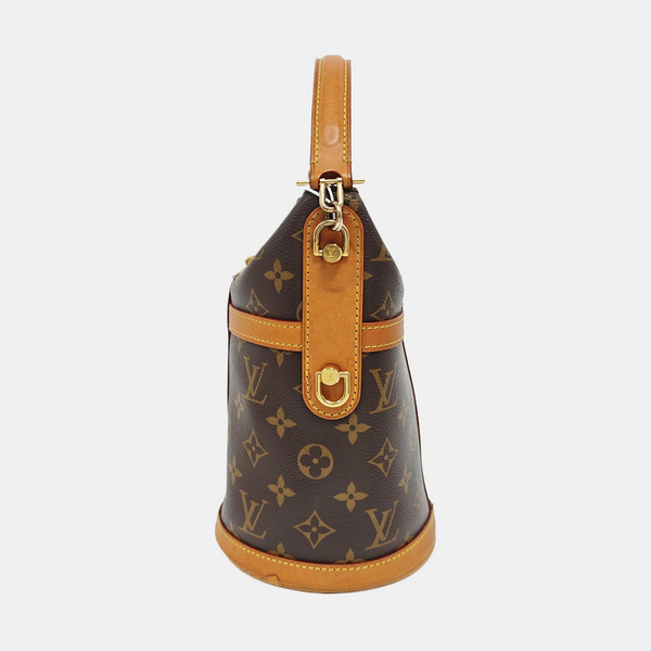 DUFFLE Monogram Coated Canvas Brown