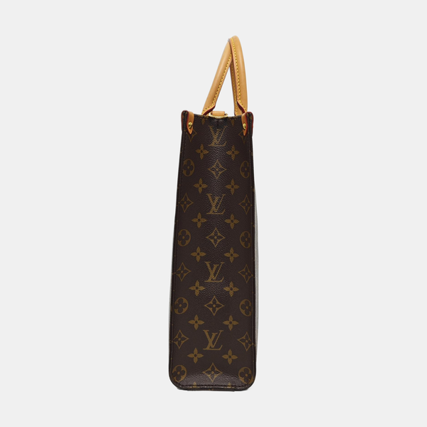 SAC PLAT MM Monogram Coated Canvas Brown