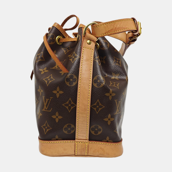 NOÉ BB Monogram Coated Canvas Brown