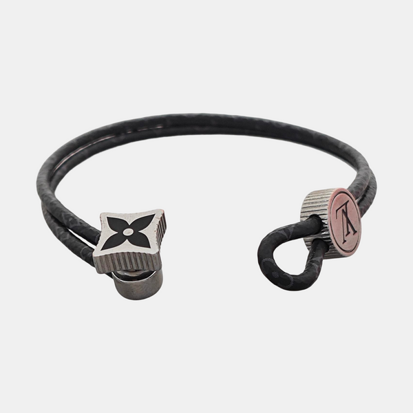 KEEP IT Coated Canvas Black Bangle