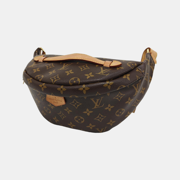 BUMBAG Monogram Coated Canvas Brown