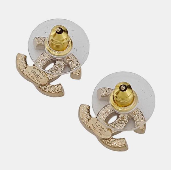 Metal Gold Stud Earrings
