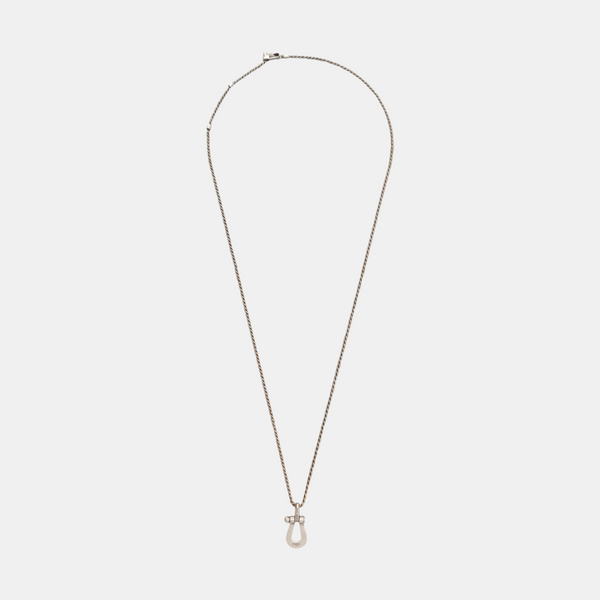 Force 10 18k White Gold Silver Necklace